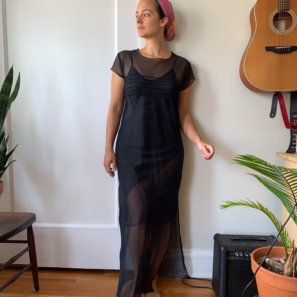Mossimo Sheer Maxi Dress